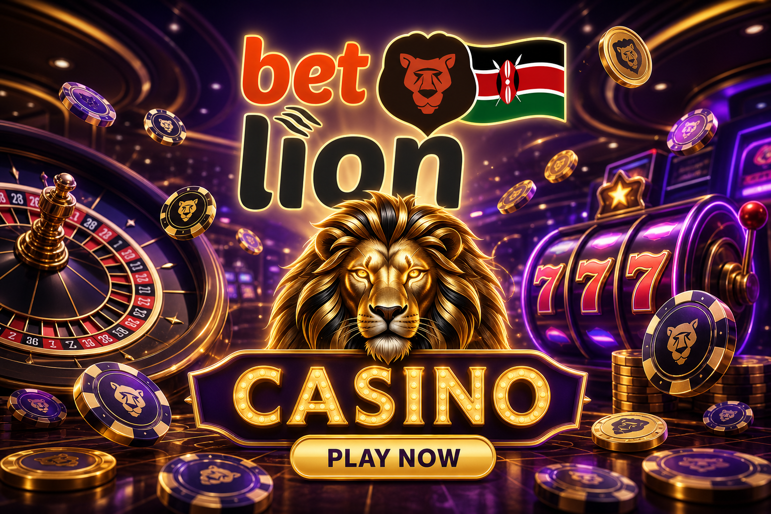 BetLion Kenya casino with slots and roulette games