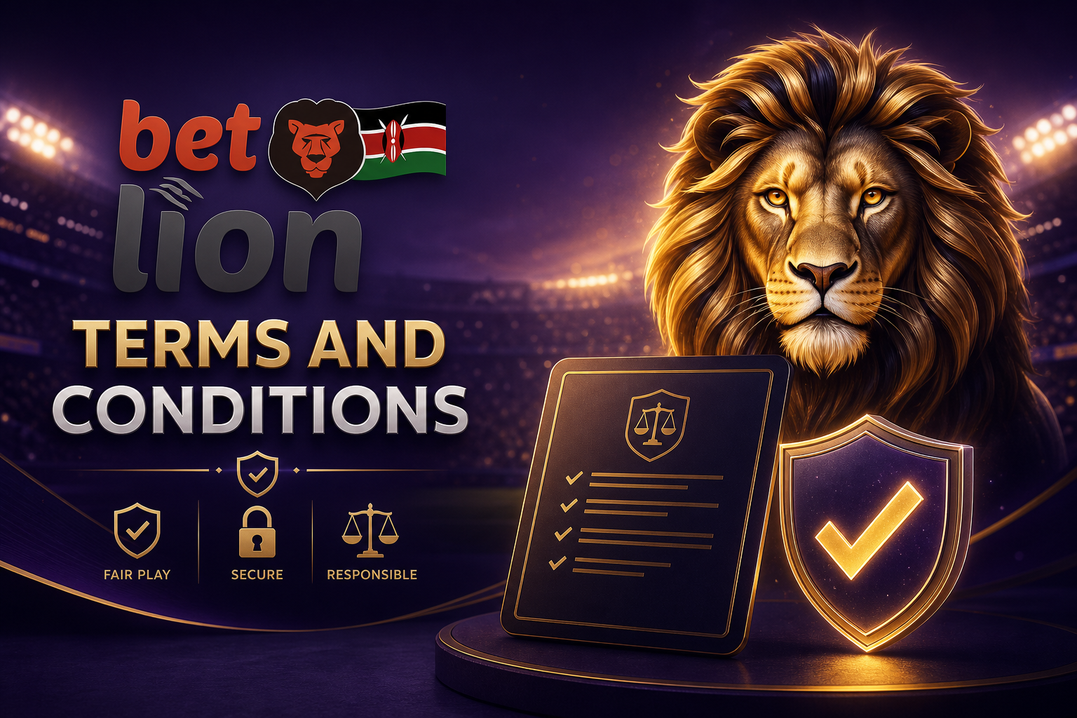 BetLion Kenya terms and conditions document